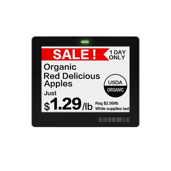 7.2 inch digitaal prijskaartje