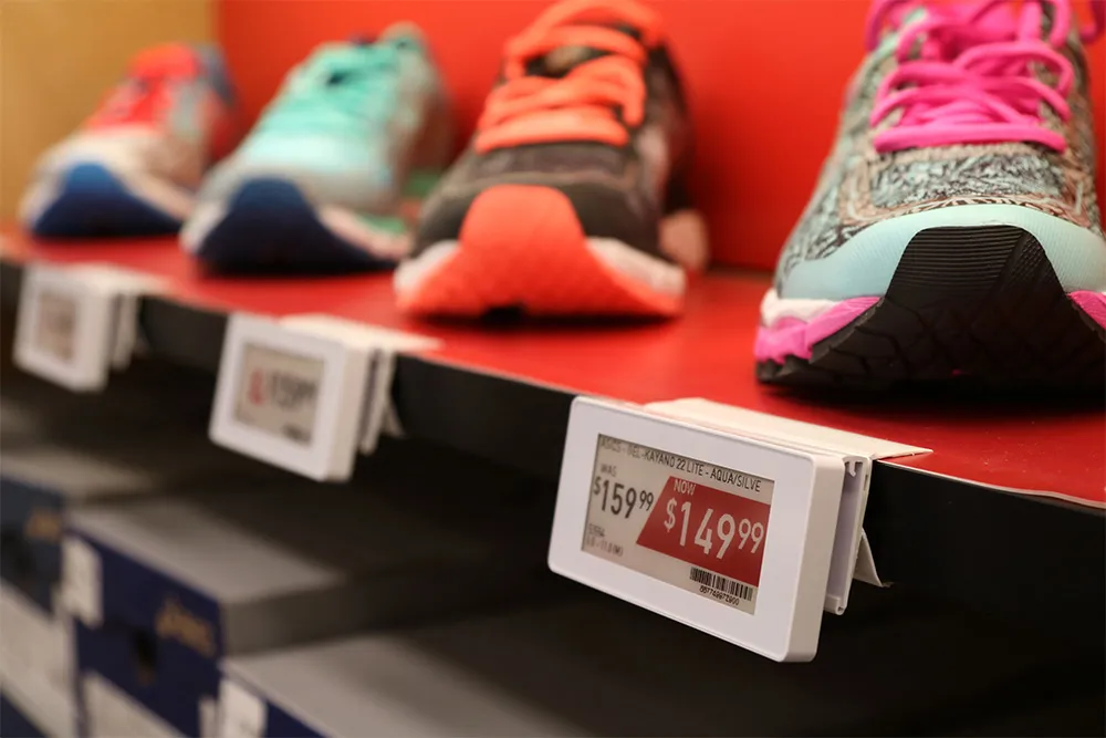 Sfeerbeeld digitale prijskaartjes